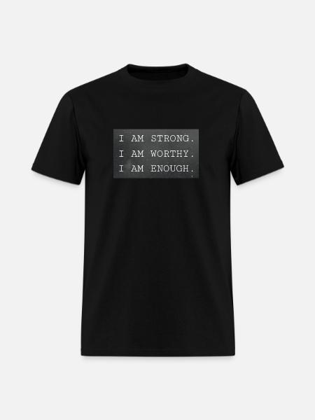 Encouragement T-shirt - Affirmations - Men's T-Shirt - black