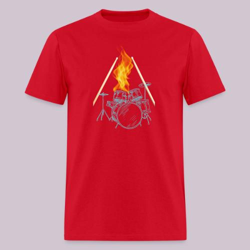 Drums on Fire - Men's T-Shirt