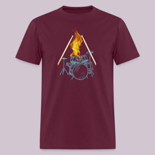 Drums on Fire - Men's T-Shirt