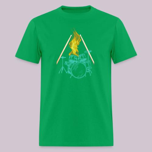 Drums on Fire - Men's T-Shirt