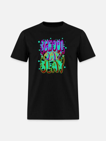 School Day Slay - Men's T-Shirt - black