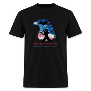 Veteran - Men's T-Shirt - black - Front - Jose (178cm)