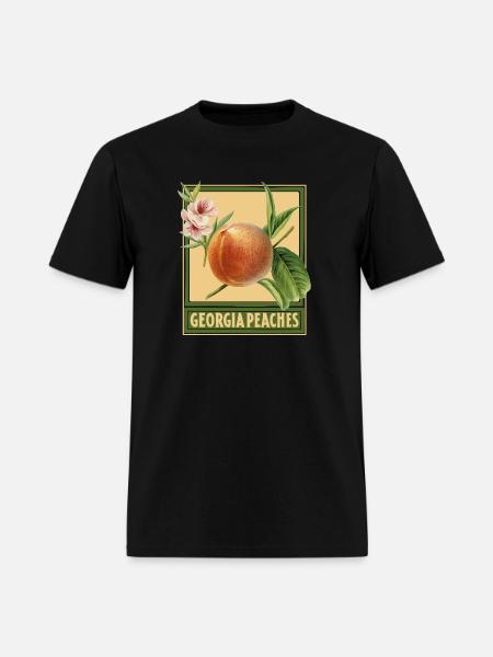 Georgia Peaches / Summer Design - Men's T-Shirt - black