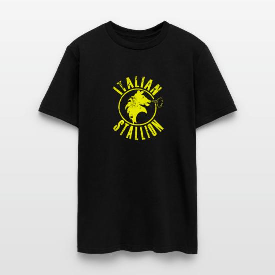 Gym T-Shirt Für Männer – Rocky Vs. Lang Motiv – 100% Baumwolle, Klassischer Schnitt