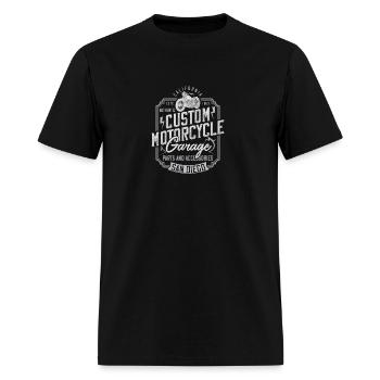 Motorcycle - Men's T-Shirt - black - Front - Jose (178cm)