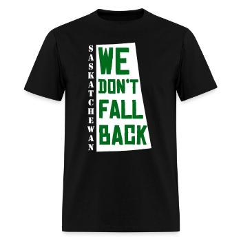 We Don't Fall Back GREEN - Men's T-Shirt - black - Front - Jose (178cm)