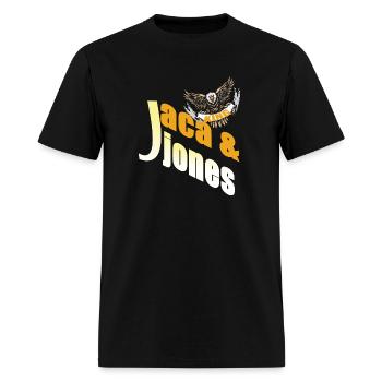 JACK AND JONES KING - Men's T-Shirt - black - Front - Jose (178cm)