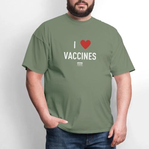 I heart vaccines Immunize Colorado Logo 1 - Men's T-Shirt