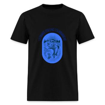 Ulimate fishing tournament t shirt design - Men's T-Shirt - black - Front - Jose (178cm)