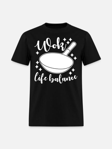 Wok Cooking Pan - Men's T-Shirt - black