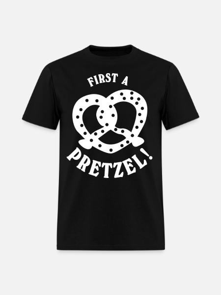 Pretzel Pretzels - Men's T-Shirt - black