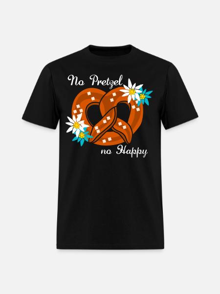 Pretzel Bavaria Pretzels - Men's T-Shirt - black