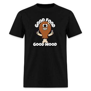 Good food, good mood - Men's T-Shirt - black - Front - Jose (178cm)