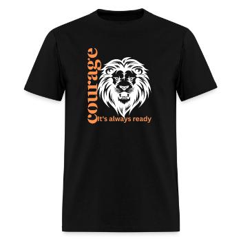 Courage - Men's T-Shirt - black - Front - Jose (178cm)