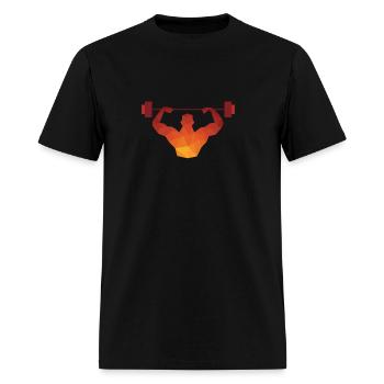 Gym t-shirts - Men's T-Shirt - black - Front - Jose (178cm)