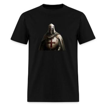 knight templar - Men's T-Shirt - black - Front - Jose (178cm)