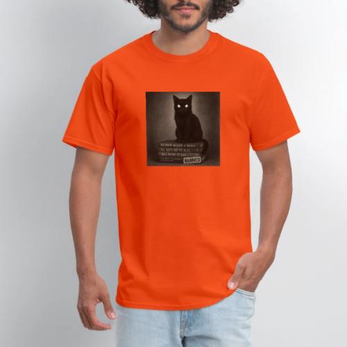 Cat on Banned Books - Men's T-Shirt