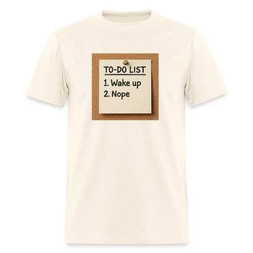 Humorous To Do List - Men's T-Shirt