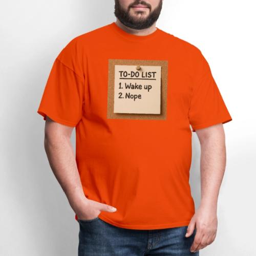 Humorous To Do List - Men's T-Shirt