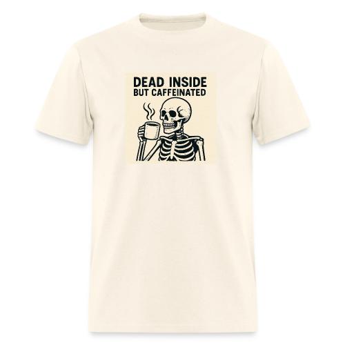 Skeleton Sipping Coffee - Men's T-Shirt