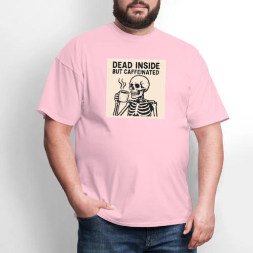 Skeleton Sipping Coffee - Men's T-Shirt