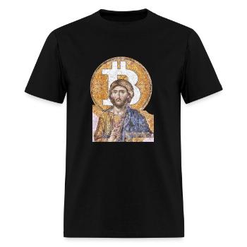 The Second Coming - BTC Messiah - Men's T-Shirt - black - Front - Jose (178cm)