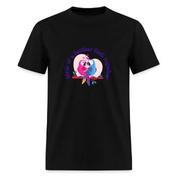 Rules 3Birds of a feather flock together - Men's T-Shirt - black - Front - Jose (178cm)