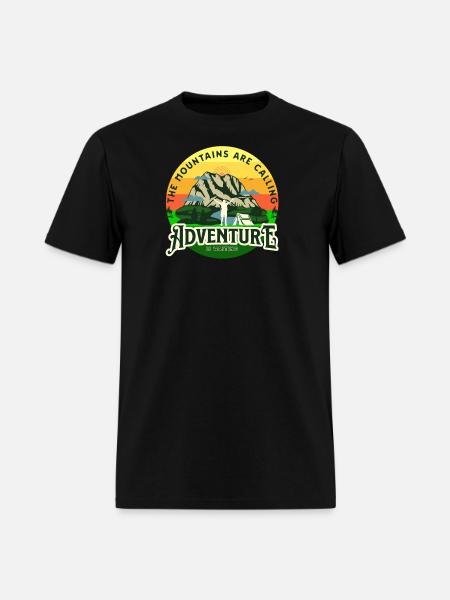 Mountain Adventure - Men's T-Shirt - black