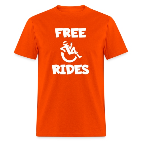 This wheelchair user gives free rides - Men's T-Shirt