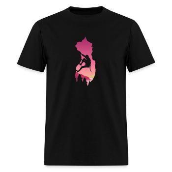 Rock Climbing - Men's T-Shirt - black - Front - Jose (178cm)
