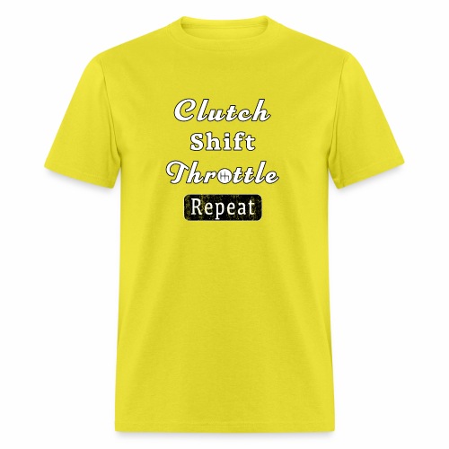 Clutch Shift Throttle Muscle Car Race Mechanic Men - Men's T-Shirt