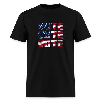VOTE VOTE VOTE - Men's T-Shirt - black - Front - Jose (178cm)