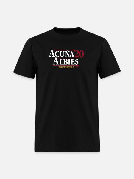 acuna albies 20 - Men's T-Shirt - black