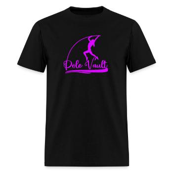 Pole Vaulting Girl Pole Vault Athlete - Men's T-Shirt - black - Front - Jose (178cm)