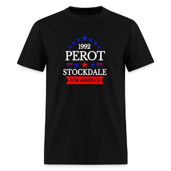 Ross Perot Stockdale Vintage Election - Men's T-Shirt - black - Front - Jose (178cm)