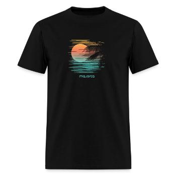 Artistic Majorca Spain Mallorca Palm Tree - Men's T-Shirt - black - Front - Jose (178cm)