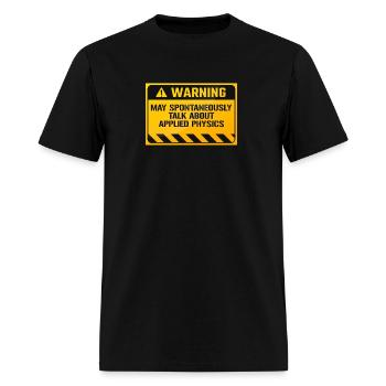 Physics Physicist Applied Physics - Men's T-Shirt - black - Front - Jose (178cm)