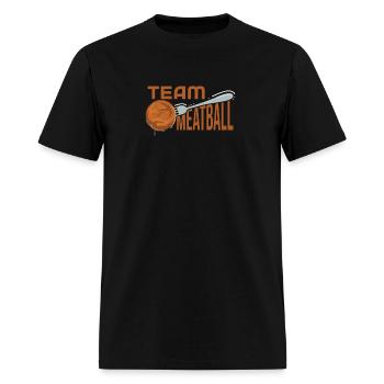Team Meatball - Men's T-Shirt - black - Front - Jose (178cm)