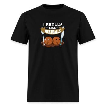 Meatballs - Men's T-Shirt - black - Front - Jose (178cm)
