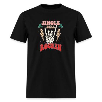 jingle bell rockin - Men's T-Shirt - black - Front - Jose (178cm)