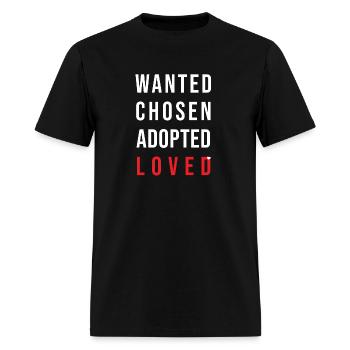Adoption Day Shirt | Mom Shirt | Gotcha Day Shirt - Men's T-Shirt - black - Front - Jose (178cm)