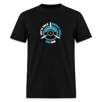 Aircraft Mechanic Propeller - Men's T-Shirt - black - Front - Jose (178cm)