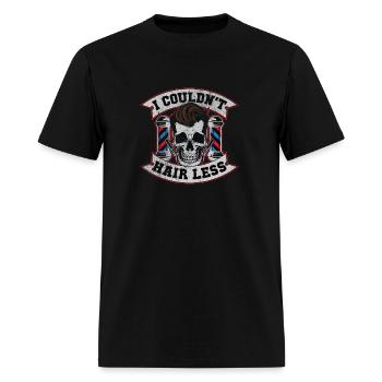 Barber Skull Hairdresser Hairstylist Barbershop Ba - Men's T-Shirt - black - Front - Jose (178cm)