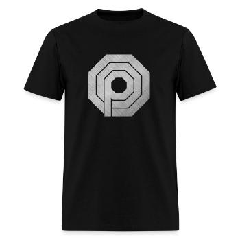 OCP Omni Consumer Products - Men's T-Shirt - black - Front - Jose (178cm)