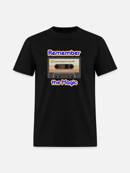 Remember the Magic Casey Kasem s Top 40 Countdown - Men's T-Shirt - black