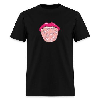 Karate Tongue - Men's T-Shirt - black - Front - Jose (178cm)