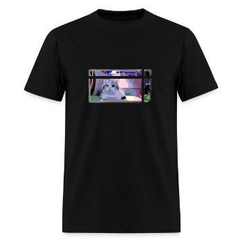 Cat Model - Men's T-Shirt - black - Front - Jose (178cm)