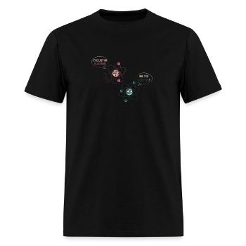 Funny Physics Electron Neutron Positive Science - Men's T-Shirt - black - Front - Jose (178cm)