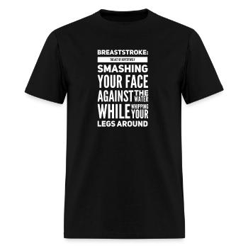 Swimmer Definition Of Breaststroke Swimmer - Men's T-Shirt - black - Front - Jose (178cm)