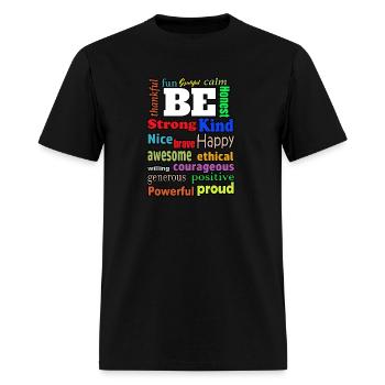 Teacher Positive Thinking - Men's T-Shirt - black - Front - Jose (178cm)